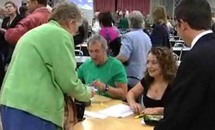 Arrivée et inscription au lancement de l`année pastorale 2009 (Québec) Arrivée et inscription au lancement de l`année pastorale 2009 (Québec)