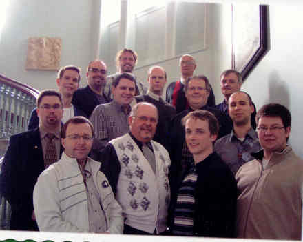 Photo d'une partie du groupe des séminaristes du Grand Séminaire de Québec en septembre 2009 Photo d'une partie du groupe des séminaristes du Grand Séminaire de Québec en septembre 2009