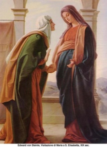 La visitation de Marie à Elisabeth La visitation de Marie à Elisabeth