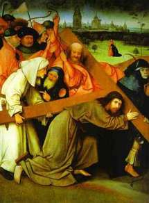 Chemin de la croix (5e station): le portement de la croix par Jérôme Bosch